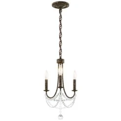 Schonbek Verdana 12" Wide Bronze 3-Light Mini Pendant Light 11 Schonbek Verdana 12" Wide Bronze 3-Light Mini Pendant Light -Golden Lighting Shop schonbek verdana 12 inch wide bronze 3 light mini pendant light 98k24views3