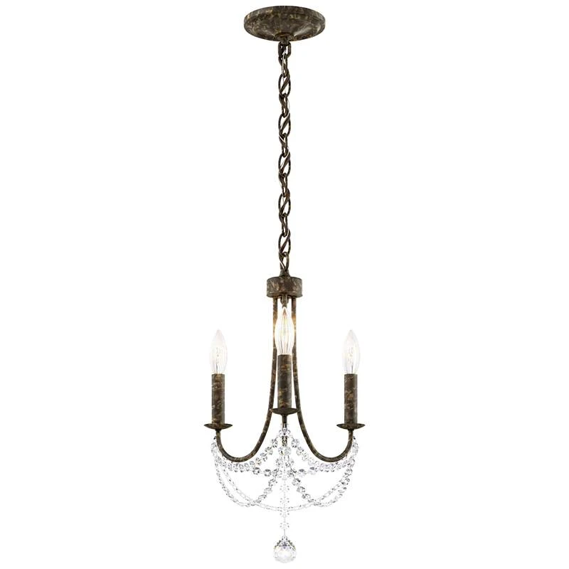 Schonbek Verdana 12" Wide Bronze 3-Light Mini Pendant Light 7 Schonbek Verdana 12" Wide Bronze 3-Light Mini Pendant Light - Image 5