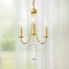 Schonbek Verdana 12" Wide Gold 3-Light Mini Pendant Light