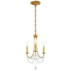 Schonbek Verdana 12" Wide Gold 3-Light Mini Pendant Light -Golden Lighting Shop schonbek verdana 12 inch wide gold 3 light mini pendant light 98k25views3