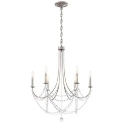 Schonbek Verdana 24"W Antique Silver 6-Light Pendant Light -Golden Lighting Shop schonbek verdana 24 inchw antique silver 6 light pendant light 98k65views3
