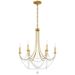 Schonbek Verdana 24"W Heirloom Gold 6-Light Pendant Light 11 Schonbek Verdana 24"W Heirloom Gold 6-Light Pendant Light -Golden Lighting Shop schonbek verdana 24 inchw heirloom gold 6 light pendant light 98k73views3
