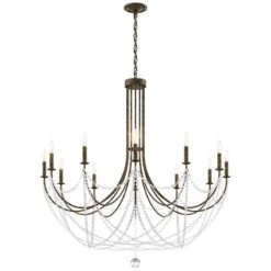 Schonbek Verdana 43"W Heirloom Bronze 12-Light Pendant Light 11 Schonbek Verdana 43"W Heirloom Bronze 12-Light Pendant Light -Golden Lighting Shop schonbek verdana 43 inchw heirloom bronze 12 light pendant light 98m71views3