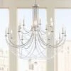 Schonbek Verdana 43"W Silver 18-Light 2-Tier Pendant Light 1 Schonbek Verdana 43"W Silver 18-Light 2-Tier Pendant Light -Golden Lighting Shop schonbek verdana 43 inchw silver 18 light 2 tier pendant light 98p69cropped