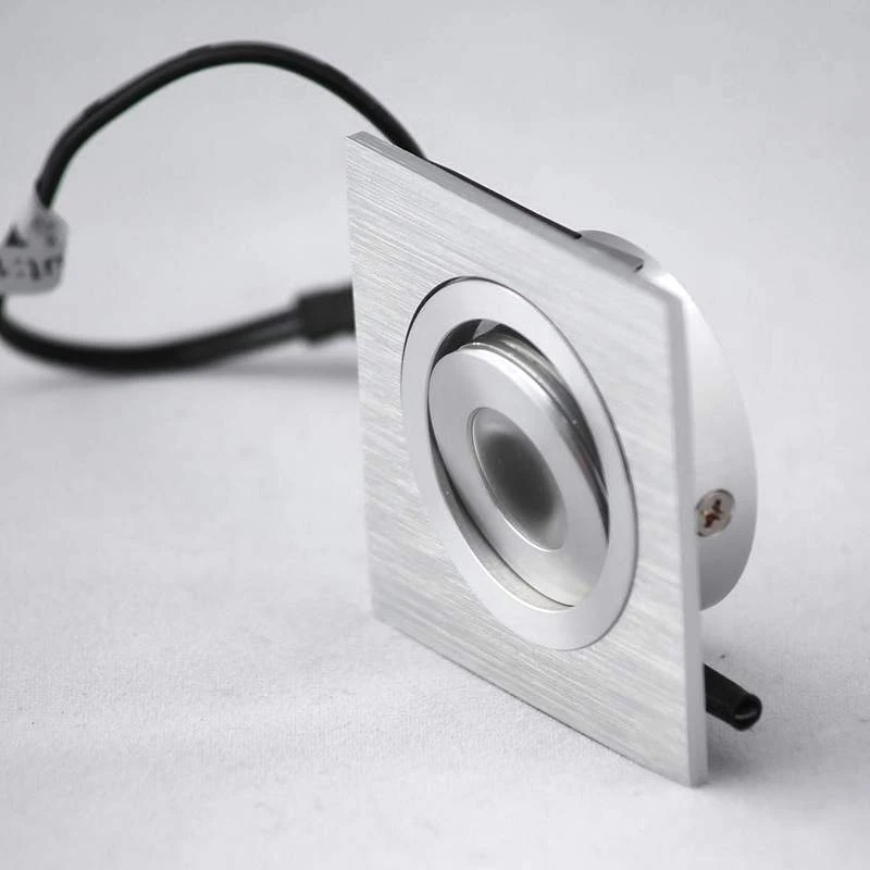 Selbo 2 1/2"W Silver LED Recessed Mount Under Cabinet Light 4 Selbo 2 1/2"W Silver LED Recessed Mount Under Cabinet Light - Image 2