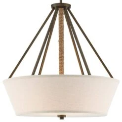 Senaca 22" Wide Mahogany Bronze Pendant Light -Golden Lighting Shop senaca 22 inch wide mahogany bronze pendant light 92m98views1