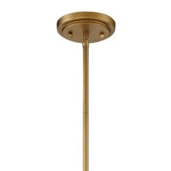 Senaca 22" Wide Natural Brass Pendant Light -Golden Lighting Shop senaca 22 inch wide natural brass pendant light 662k0views2