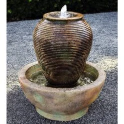 Shimmering Urn 33 1/2"H Relic Nebbia LED Outdoor Fountain