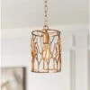 Sinfi 7 1/2" Wide Gold Mini Pendant Light -Golden Lighting Shop sinfi 7 and one half inch wide gold mini pendant light 575d3cropped