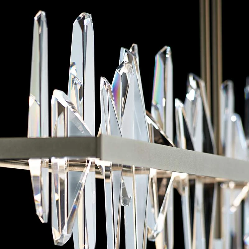 Solitude Large 52"W Gold LED Kitchen Island Light Pendant 7 Solitude Large 52"W Gold LED Kitchen Island Light Pendant - Image 5