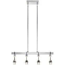 ELAN Sorno 32"W Polished Nickel LED Kitchen Island Light Pendant -Golden Lighting Shop sorno 32 inchw polished nickel led kitchen island light pendant 69e70views2