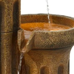 Sphere Jugs And Column 50" High Rustic Fountain With Light -Golden Lighting Shop sphere jugs and column 50 inch high rustic fountain with light v7840views1