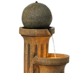 Sphere Jugs And Column 50" High Rustic Fountain With Light -Golden Lighting Shop sphere jugs and column 50 inch high rustic fountain with light v7840views2