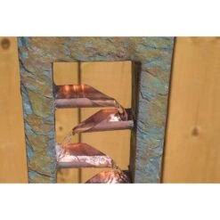 Spillway 19" High Slate And Copper Indoor Table Fountain -Golden Lighting Shop spillway 19 inch high slate and copper indoor table fountain 66h64views4