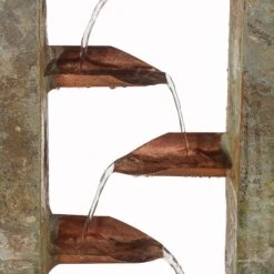 Spillway 47 3/4"H Slate And Copper Cascading Floor Fountain 11 Spillway 47 3/4"H Slate And Copper Cascading Floor Fountain -Golden Lighting Shop spillway 47 and three quarter inchh slate and copper cascading floor fountain 85a45views2