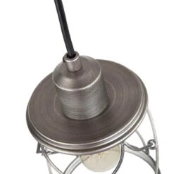 Sprin 5" Wide Antiqued Silver Mini Pendant -Golden Lighting Shop sprin 5 inch wide antiqued silver mini pendant 727v1views2