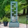 Stanton 51" High Dusty Blue Waterfall Water Chain Fountain -Golden Lighting Shop stanton 51 inch high dusty blue waterfall water chain fountain 78e47cropped