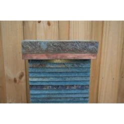 Stave 48" High Slate And Copper Outdoor LED Floor Fountain 13 Stave 48" High Slate And Copper Outdoor LED Floor Fountain -Golden Lighting Shop stave 48 inch high slate and copper outdoor led floor fountain 66k60views4