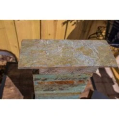 Stave Slate Stone 19" High Rustic Modern Fountain With LED Light 13 Stave Slate Stone 19" High Rustic Modern Fountain With LED Light -Golden Lighting Shop stave slate stone 19 inch high rustic modern fountain with led light 66h99views4