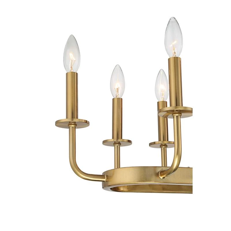 Stiffel Bondai 38 3/4" Wide Soft Gold 16-Light Island Chandelier 5 Stiffel Bondai 38 3/4" Wide Soft Gold 16-Light Island Chandelier - Image 3