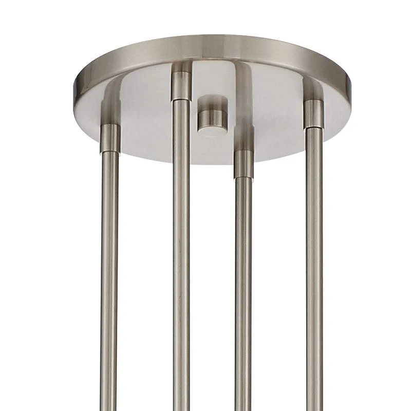 Stiffel Ella 32 1/2"Wide Nickel Crystal 16-Light Three-Tier Pendant 6 Stiffel Ella 32 1/2"Wide Nickel Crystal 16-Light Three-Tier Pendant - Image 4