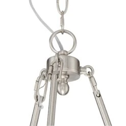 Stiffel Manhattan 37 1/2"W Brushed Nickel And Black 9-Light Chandelier -Golden Lighting Shop stiffel manhattan 37 and one half inchw brushed nickel and black 9 light chandelier 78x06views2