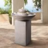 Stonewell 29" High Ivory Ceramic LED Outdoor Floor Fountain -Golden Lighting Shop stonewell 29 inch high ivory ceramic led outdoor floor fountain 78f06cropped