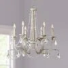 Strand 28" Wide Silver Leaf 6-Light Chandelier 2 Strand 28" Wide Silver Leaf 6-Light Chandelier -Golden Lighting Shop strand 28 inch wide silver leaf 6 light chandelier 9h382cropped