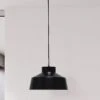 Studio Loft 11 3/4" Wide Black Metal Mini Pendant 2 Studio Loft 11 3/4" Wide Black Metal Mini Pendant -Golden Lighting Shop studio loft 11 and three quarter inch wide black metal mini pendant 600m5cropped