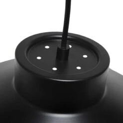 Studio Loft 11 3/4" Wide Black Metal Mini Pendant 10 Studio Loft 11 3/4" Wide Black Metal Mini Pendant -Golden Lighting Shop studio loft 11 and three quarter inch wide black metal mini pendant 600m5views1