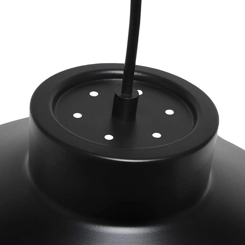 Studio Loft 11 3/4" Wide Black Metal Mini Pendant 5 Studio Loft 11 3/4" Wide Black Metal Mini Pendant - Image 3