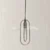 Studio Loft 13 1/2" Wide Antique Brass Metal Pendant Light -Golden Lighting Shop studio loft 13 and one half inch wide antique brass metal pendant light 578m5cropped