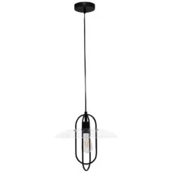Studio Loft 13 1/2" Wide Black Metal Pendant Light 8 Studio Loft 13 1/2" Wide Black Metal Pendant Light -Golden Lighting Shop studio loft 13 and one half inch wide black metal pendant light 579m5