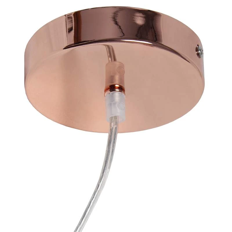 Studio Loft 13 1/2" Wide Rose Gold Metal Pendant Light 6 Studio Loft 13 1/2" Wide Rose Gold Metal Pendant Light - Image 4