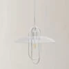 Studio Loft 13 1/2" Wide White Metal Pendant Light 2 Studio Loft 13 1/2" Wide White Metal Pendant Light -Golden Lighting Shop studio loft 13 and one half inch wide white metal pendant light 584m5cropped