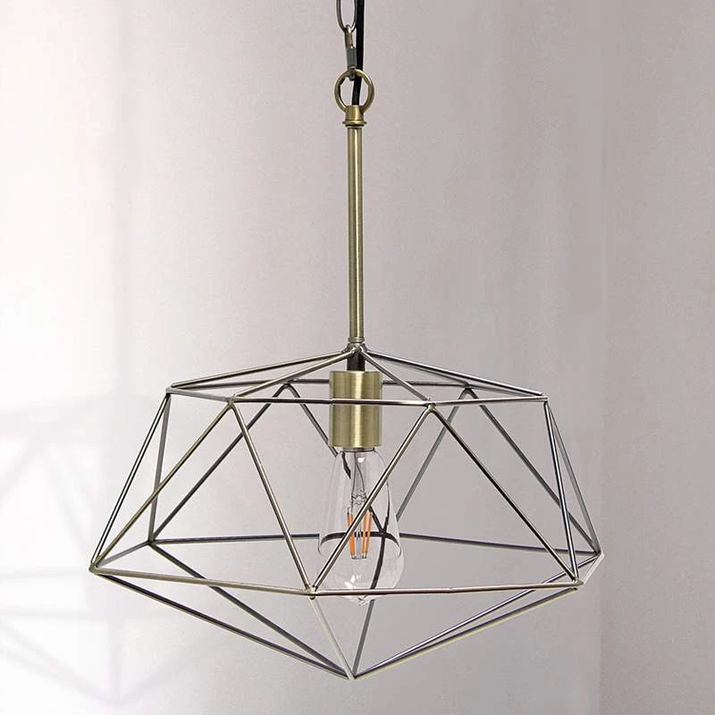 Studio Loft 16" Wide Antique Brass Metal Pendant Light 3 Studio Loft 16" Wide Antique Brass Metal Pendant Light