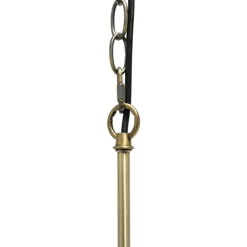 Studio Loft 16" Wide Antique Brass Metal Pendant Light 6 Studio Loft 16" Wide Antique Brass Metal Pendant Light - Image 4