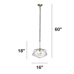 Studio Loft 16" Wide Antique Brass Metal Pendant Light 13 Studio Loft 16" Wide Antique Brass Metal Pendant Light -Golden Lighting Shop studio loft 16 inch wide antique brass metal pendant light 597m5views4
