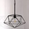 Studio Loft 16" Wide Black Metal Pendant Light -Golden Lighting Shop studio loft 16 inch wide black metal pendant light 598m5cropped