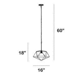 Studio Loft 16" Wide Black Metal Pendant Light 13 Studio Loft 16" Wide Black Metal Pendant Light -Golden Lighting Shop studio loft 16 inch wide black metal pendant light 598m5views4