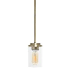 Studio Loft 5 3/4" Wide Antique Brass Mini Pendant -Golden Lighting Shop studio loft 5 and three quarter inch wide antique brass mini pendant 932m5