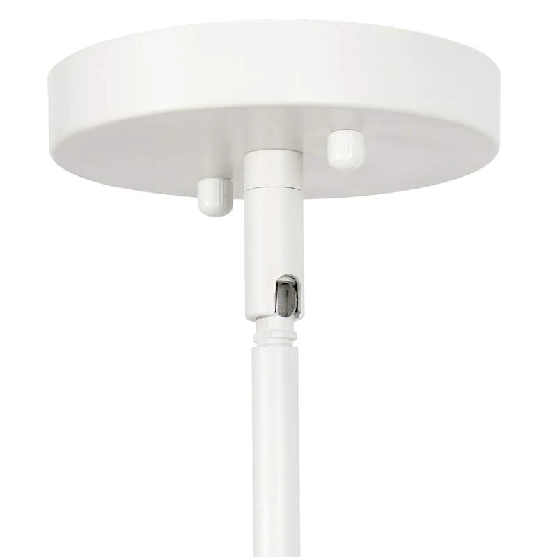 Studio Loft 6 3/4" Wide White Metal Mini Pendant 7 Studio Loft 6 3/4" Wide White Metal Mini Pendant - Image 5