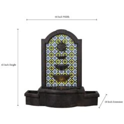 Sunny Daybreak 45" High Traditional Fountain With LED Light -Golden Lighting Shop sunny daybreak 45 inch high traditional fountain with led light 66k58views4
