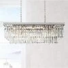 Sydney 40"W Nickel And Crystal Kitchen Island Light Pendant -Golden Lighting Shop sydney 40 inchw nickel and crystal kitchen island light pendant 57y96cropped