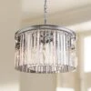 Sydney Polished Nickel 26" Wide Crystal Pendant Light