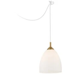 Taylor 8 1/2"W Warm Antique Brass Plug-In Swag Mini Pendant -Golden Lighting Shop taylor 8 and one half inchw warm antique brass plug in swag mini pendant 366t0