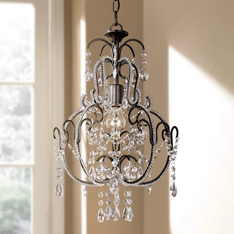 Taylor Bronze 12 1/2" Wide Mini-Chandelier By Minka Lavery 3 Taylor Bronze 12 1/2" Wide Mini-Chandelier By Minka Lavery