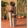 Three Urn And Pillar Cascade35 1/2"H Outdoor/Indoor Fountain -Golden Lighting Shop three urn and pillar cascade35 and one half inchh outdoor indoor fountain 24682cropped