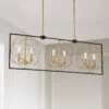 Titans Trace 42"W Sand Coal And Honey Gold 6-Light Island Pendant 2 Titans Trace 42"W Sand Coal And Honey Gold 6-Light Island Pendant -Golden Lighting Shop titans trace 42 inchw sand coal and honey gold 6 light island pendant 818h1cropped