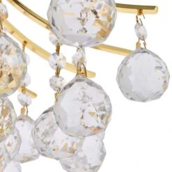 Toureg 19" Wide Gold And Crystal 10-Light Chandelier -Golden Lighting Shop toureg 19 inch wide gold and crystal 10 light chandelier 39v33views3